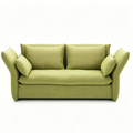 Modern green modular loveseat