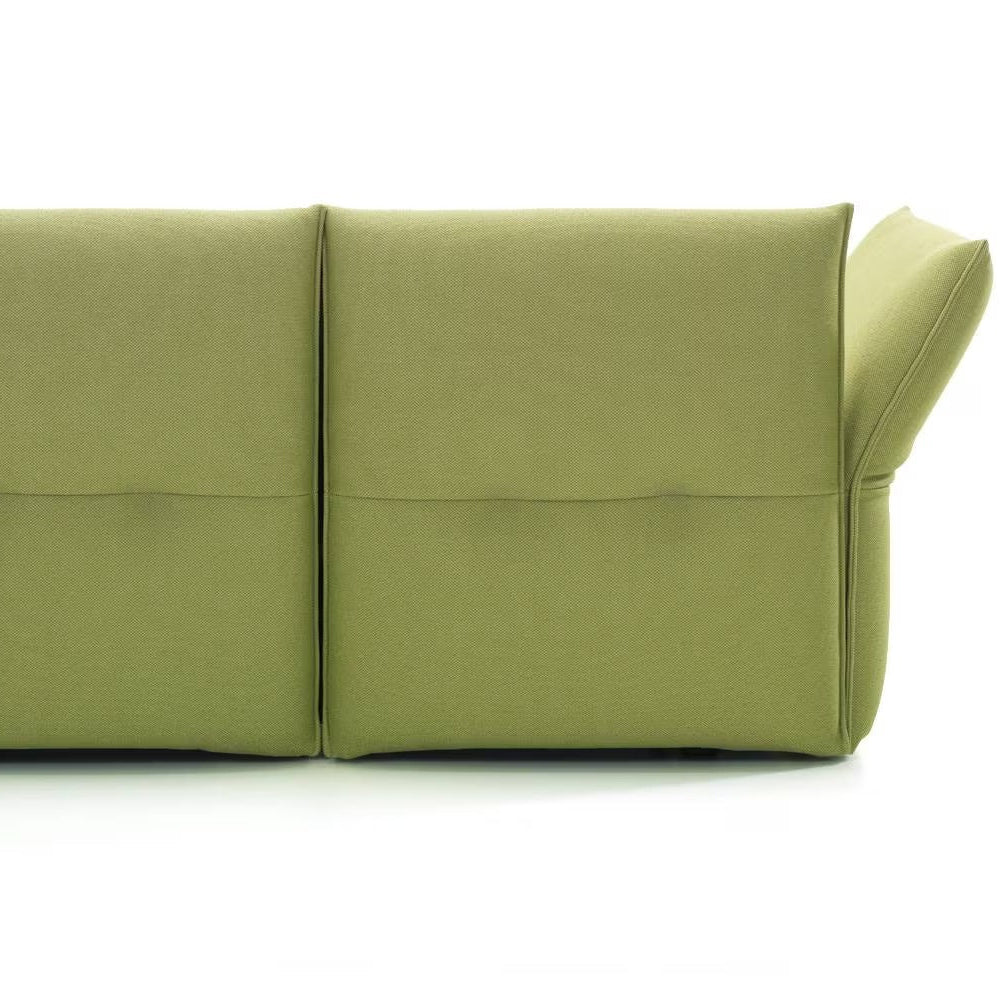 Modern green modular loveseat