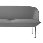Modern grey fabric loveseat