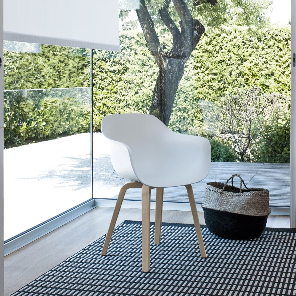 Solid oak dining chair